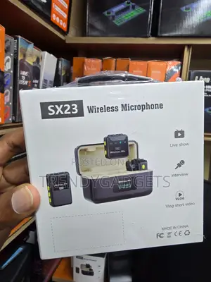 Sx23 Wireless Clip-on Microphone for Vlogging Interviews