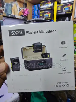 Sx23 Wireless Clip-on Microphone for Vlogging Interviews