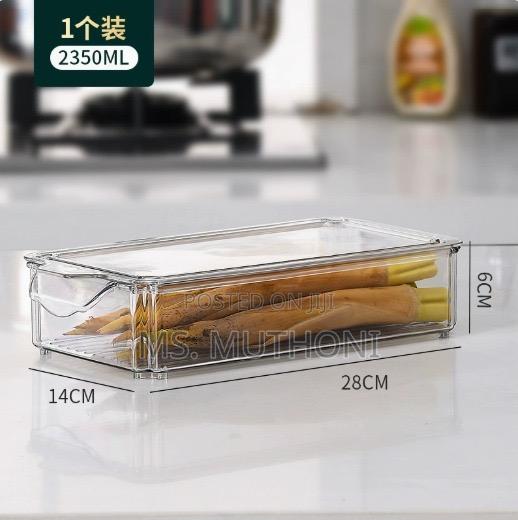 Acrylic 2 PCS Fridge Storage Containers* - thumbnail 4