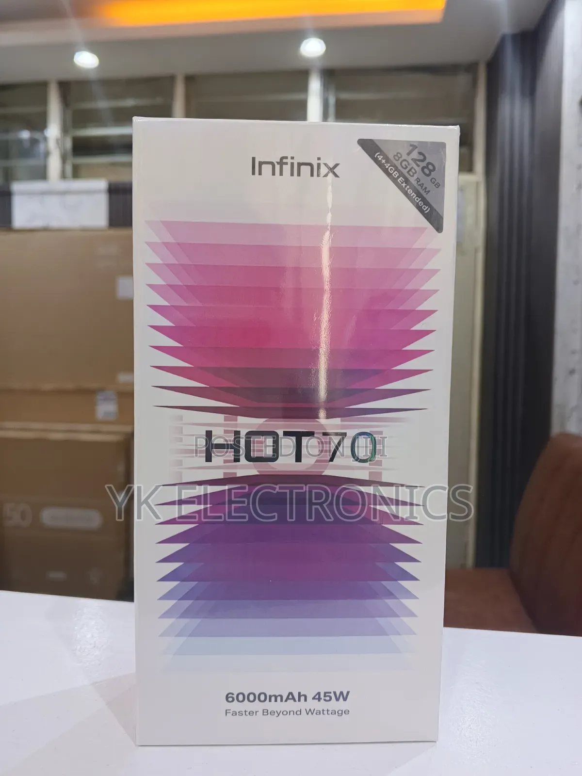New Infinix Hot 70 128 GB Blue