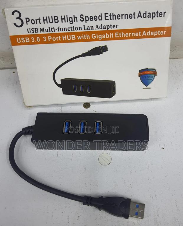 Usb Hub 3.0 With Gigabit Ethernet Adapter