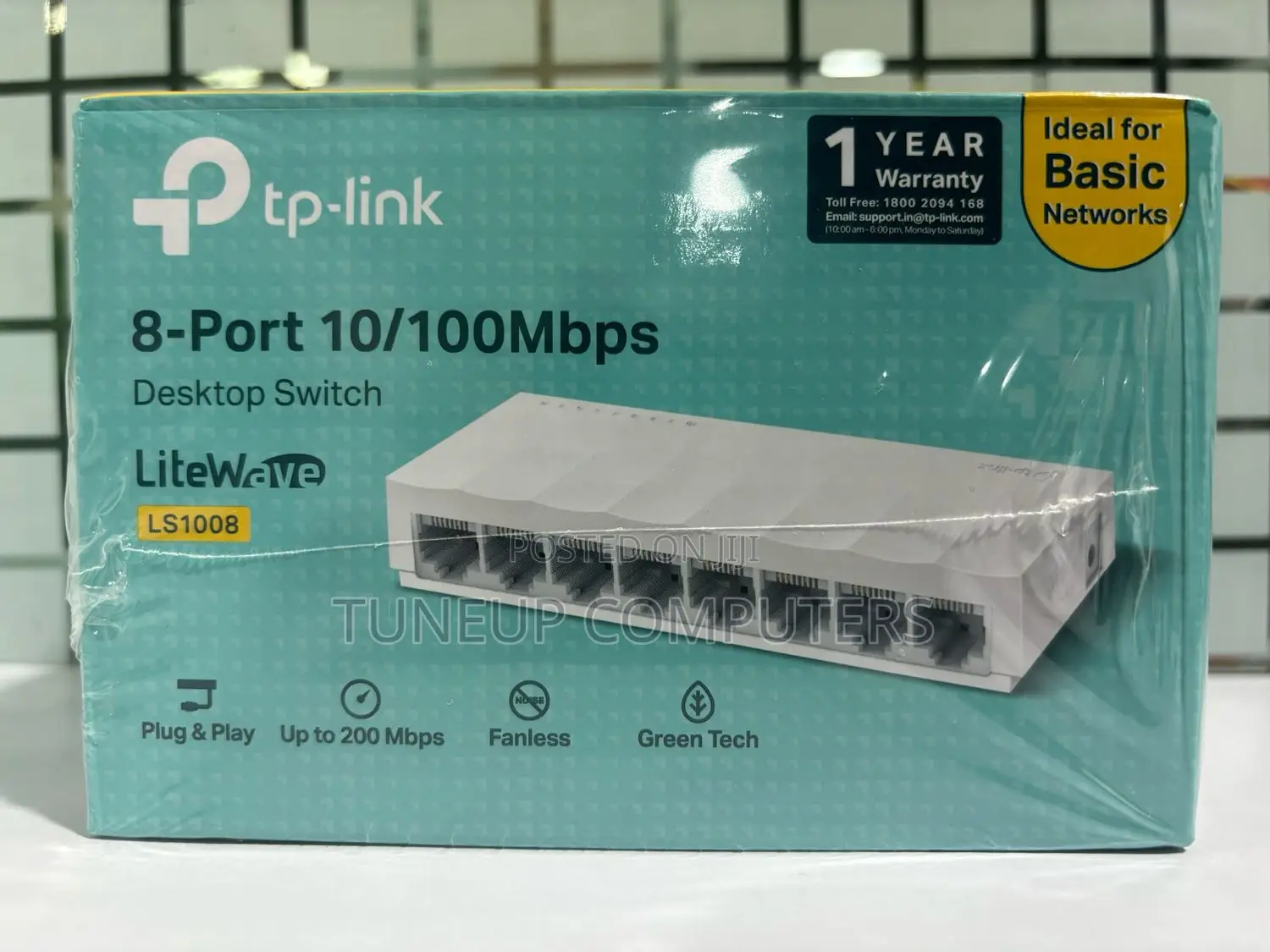 Tp-Link 8-Port 10/100mbps Desktop Network Switch - Tl-Ls1008
