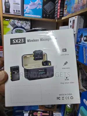 Sx23 Wireless Lavalier Mic With Digital Charging Case