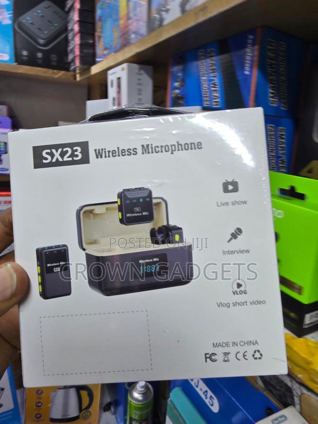 Sx23 Wireless Lavalier Mic With Digital Charging Case - thumbnail 2
