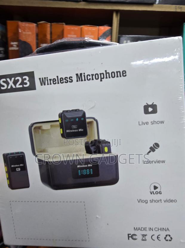 Sx23 Clip-on Wireless Mic for Youtube Tiktok and Podcasts - thumbnail 2