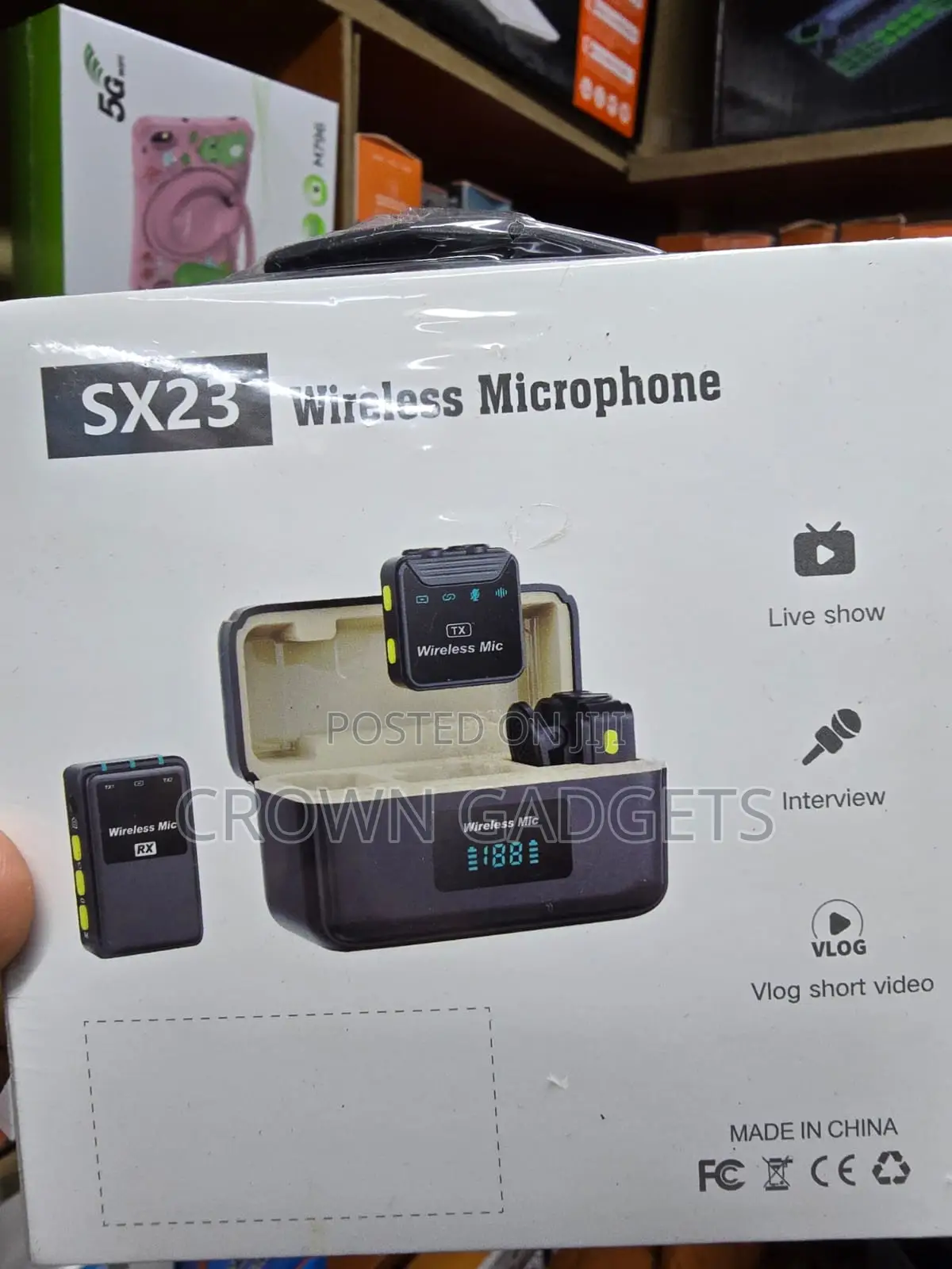 Sx23 Wireless Microphone With Noise Reduction Technology
