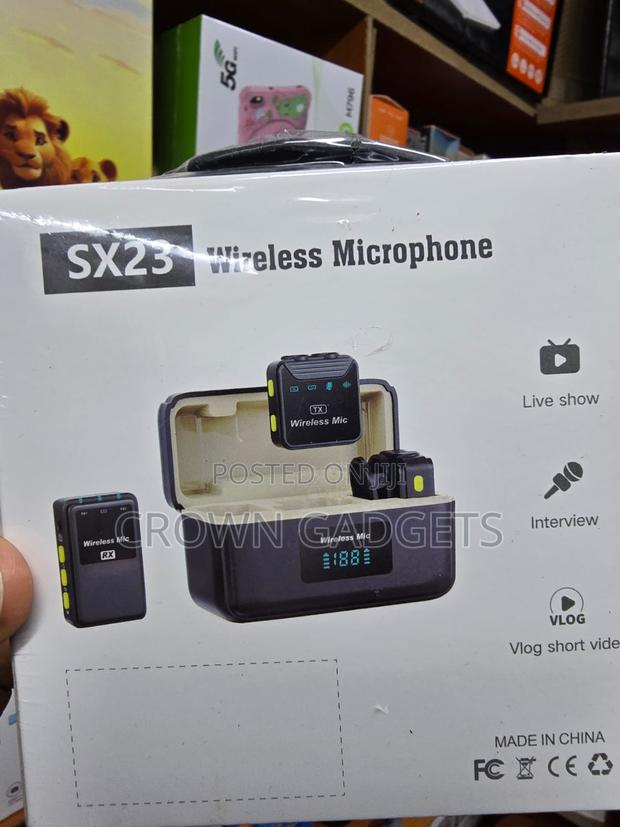 Sx23 Wireless Recording Mic With 9h Battery and Display - thumbnail 2