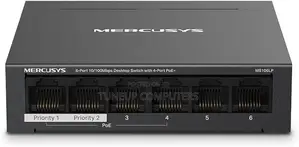 Mercusys 6-Port 10/100mbps Desktop Switch With 4-Port Poe