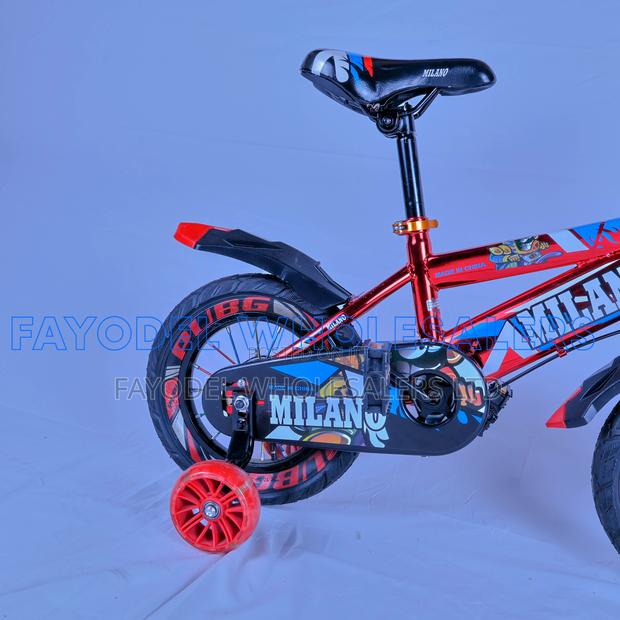 Milano Children's Bike – Size 12 Red Edition
