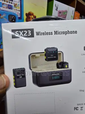 Sx23 Wireless Lavalier Microphone Kit for Vlogging and Streaming