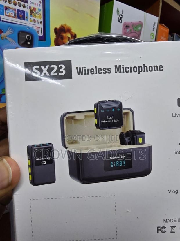 Sx23 Wireless Lavalier Microphone Kit for Vlogging and Streaming - thumbnail 3