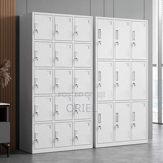 Office Cabinet 15-Locker Office Storage Cabinet - thumbnail 3