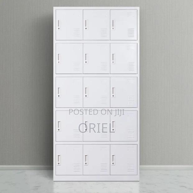 Office Cabinet 15-Locker Office Storage Cabinet - thumbnail 7