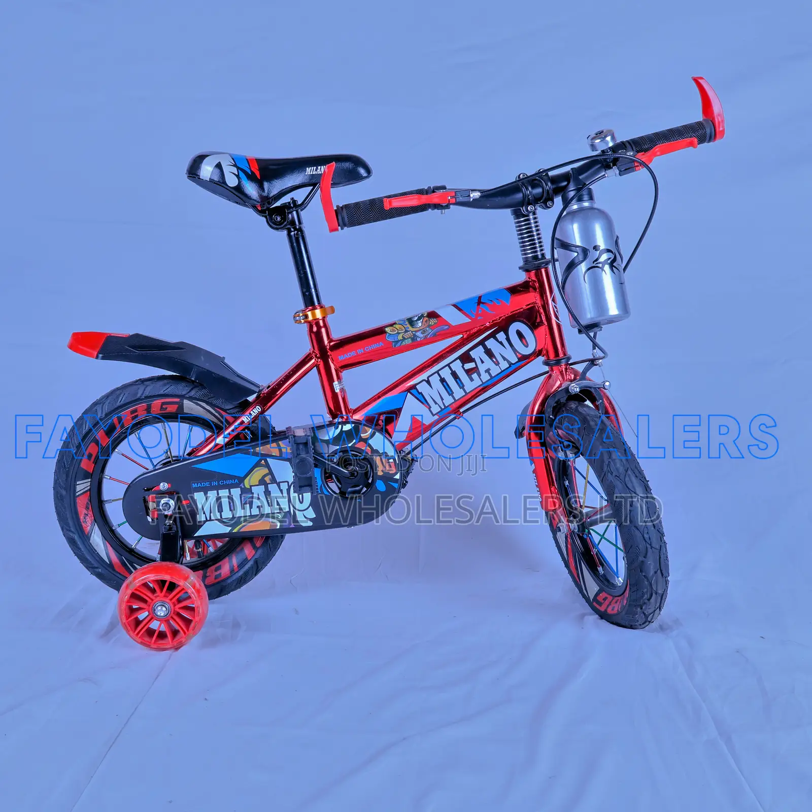 Milano Children's Bike – Size 12 Red Edition