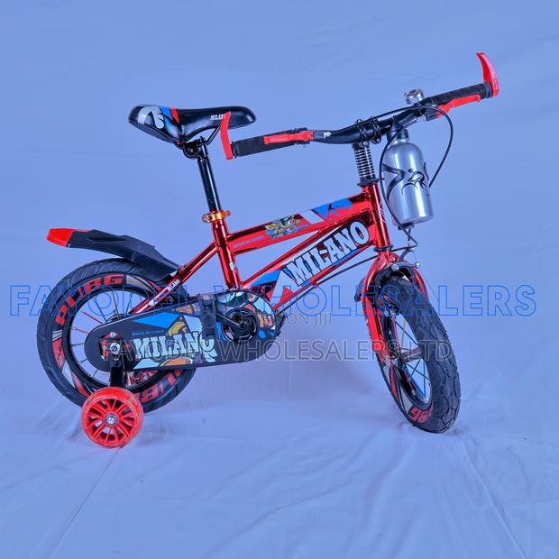 Milano Children's Bike – Size 12 Red Edition