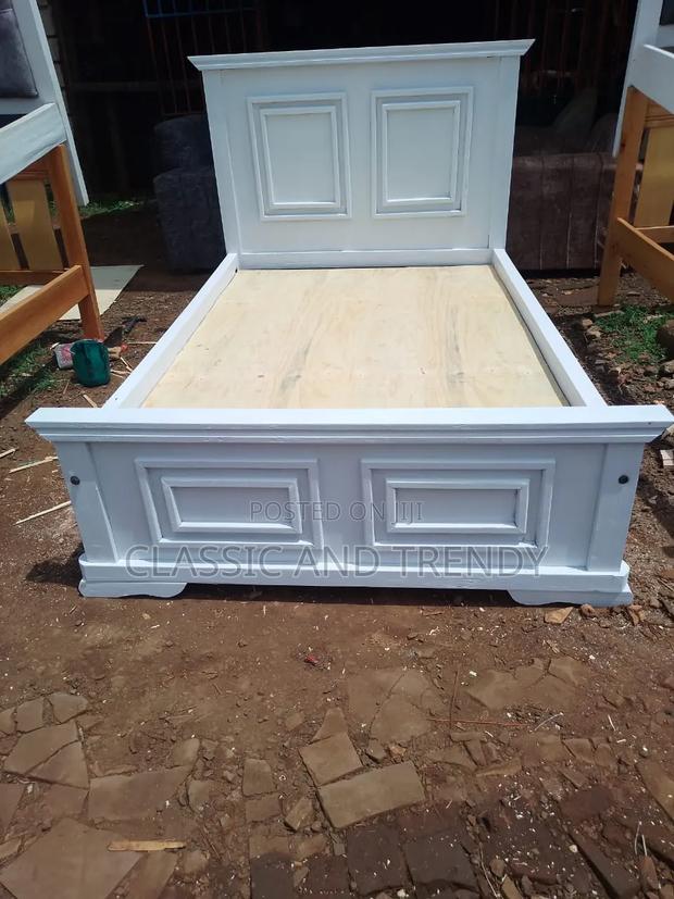5x6 White Wood/Board Bed for You - thumbnail 2