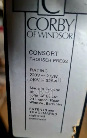 Corby of Windsor Consort Trouser Press.