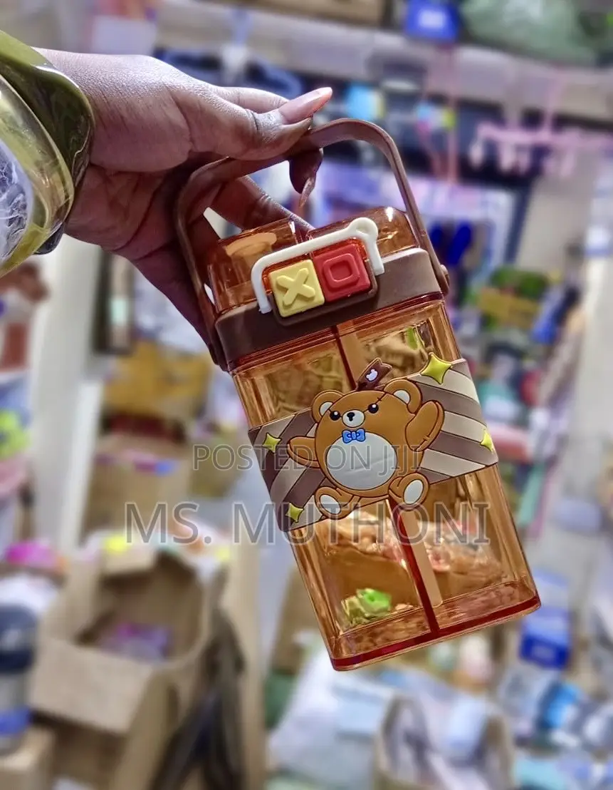 Kids Disney Partitioned Double Drinking Water Bottle