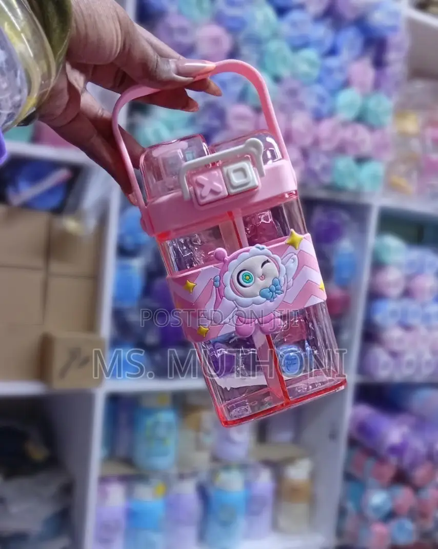 Kids Disney Partitioned Double Drinking Water Bottle