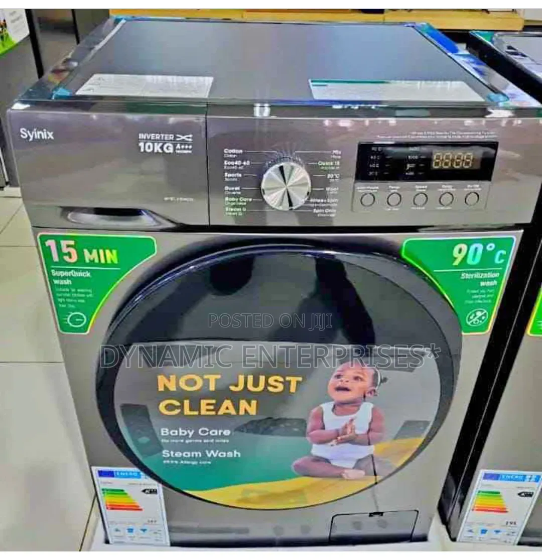 Syinix 10/7kg Front Load Wash and Dry Washing Machine