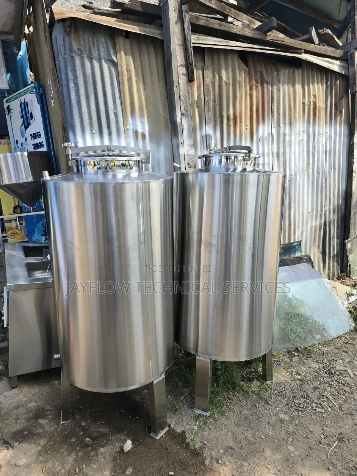 Stainless Steel Juice Holding Tanks 1000 LTRS