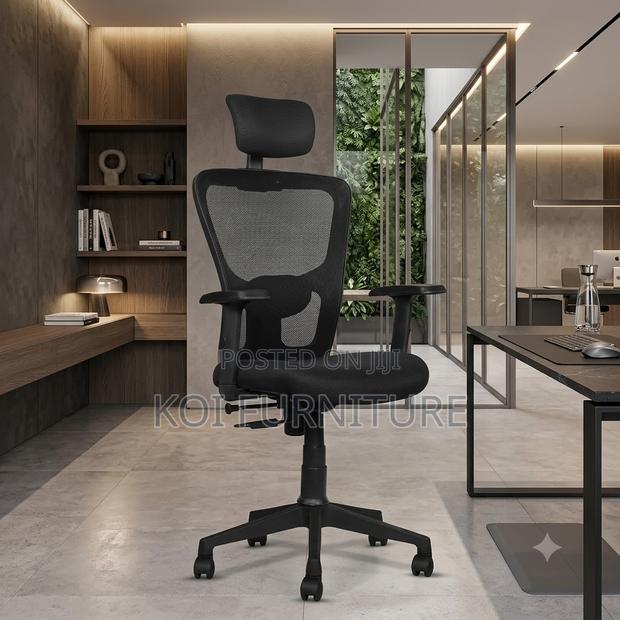 Office Chairs; Fabric Mesh Office Ergonomic Clerical Chairs - thumbnail 5