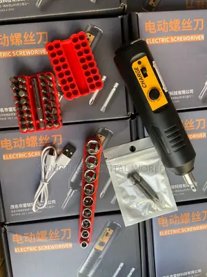 Rechargeable Portable Home Electric Screwdriver Set