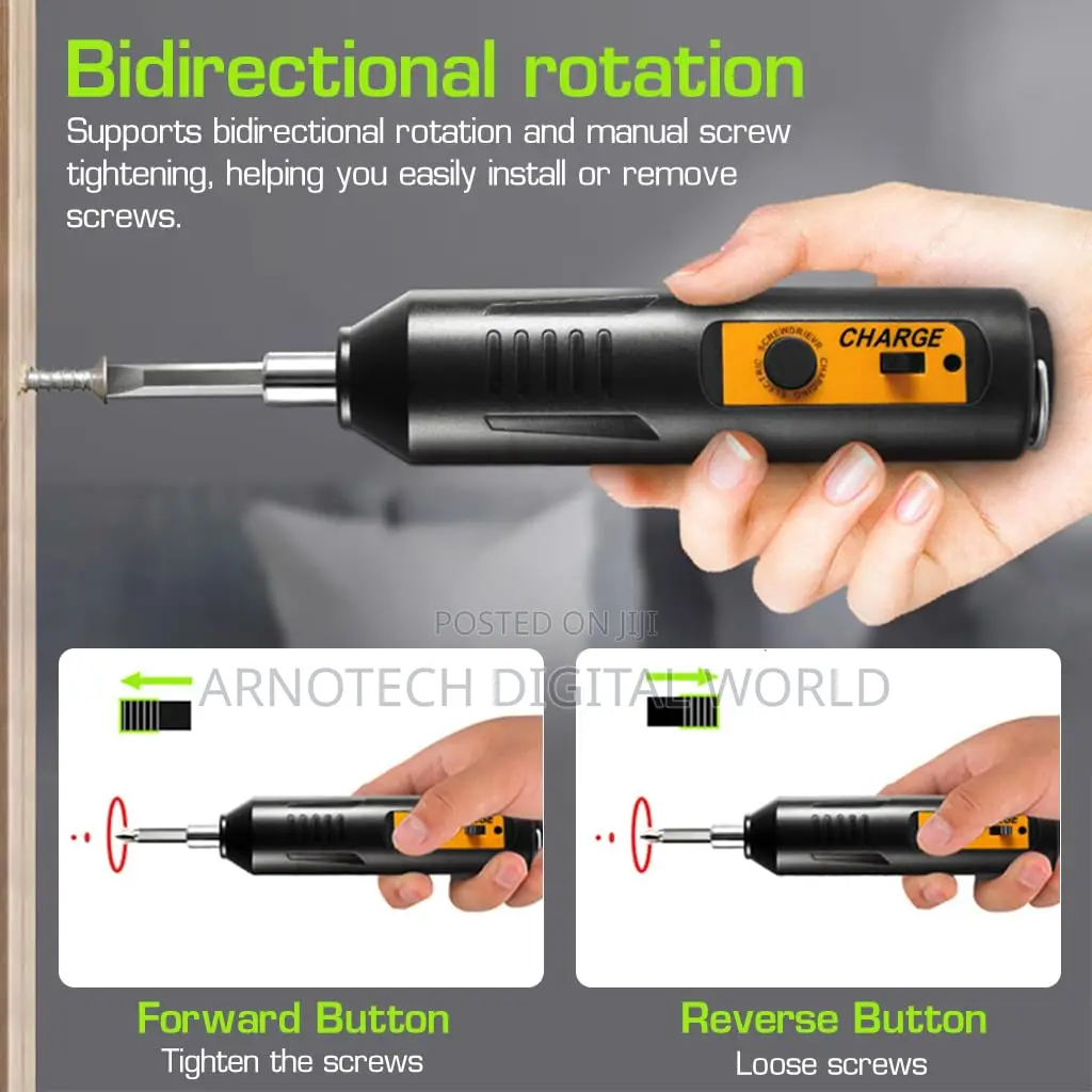 Rechargeable Portable Home Electric Screwdriver Set