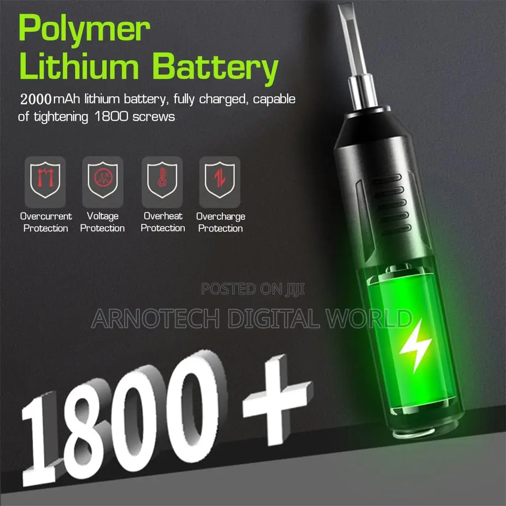 Rechargeable Portable Home Electric Screwdriver Set