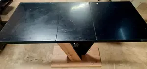Extendable Black Dining Table.