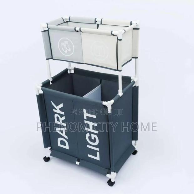 Double Layer Laundry Baskets - thumbnail 2