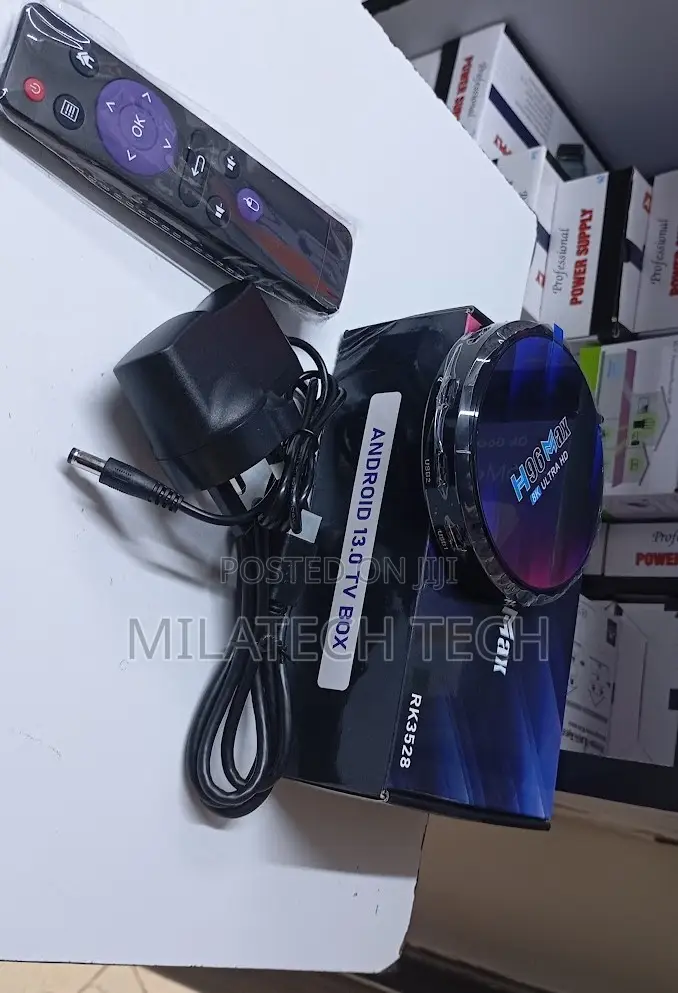 H96 Max Android Media Player – 4gb Ram 64gb Rom With Wifi Support