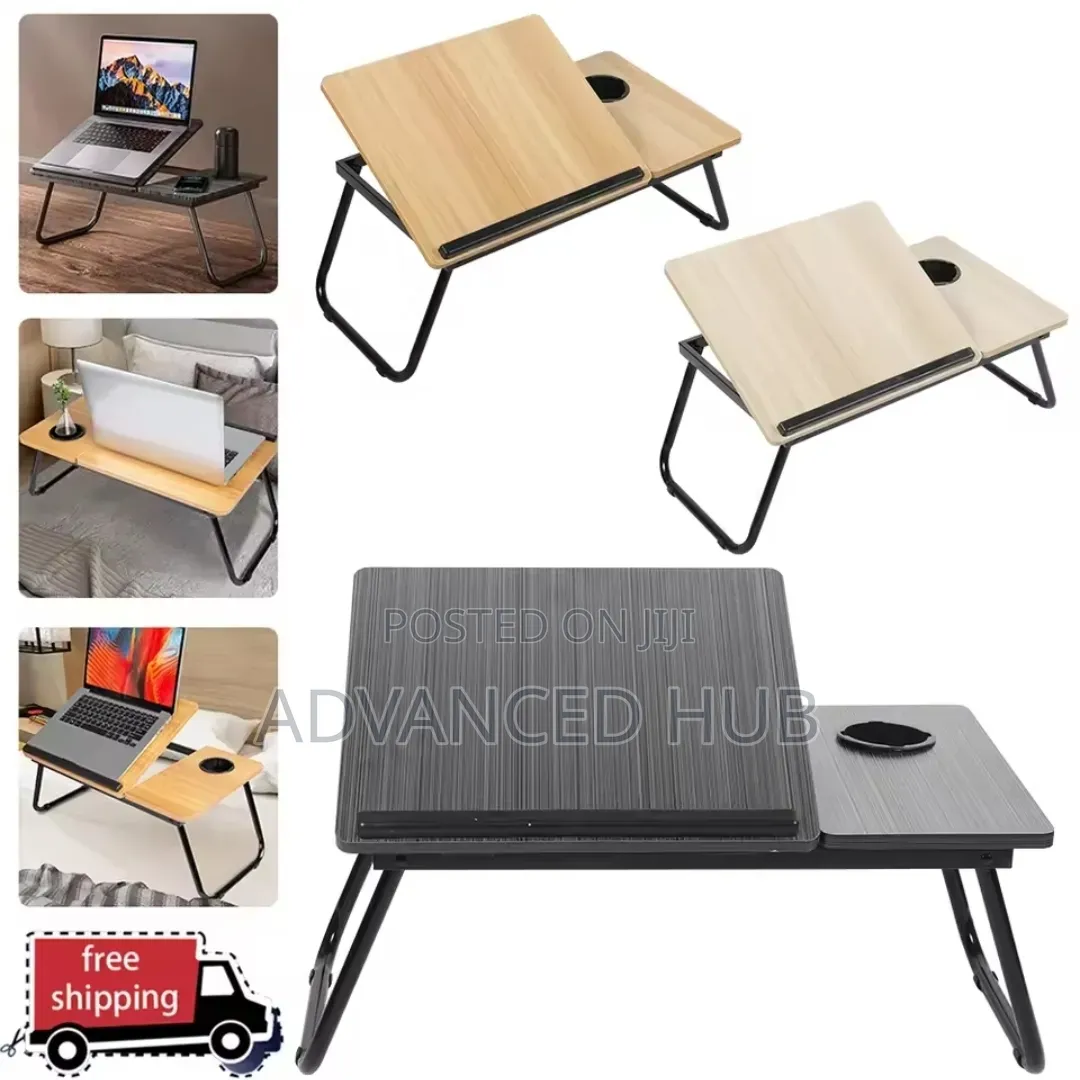 Adjustable Tilting Laptop Folding Table Desk