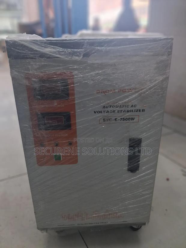 Automatic Voltage Stabilizer Single Phase Servo Motor -E 7500watts SVC - thumbnail 2