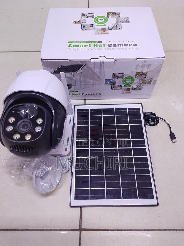 4g V380 Single Lens Solar Camera With 2 Way Audio