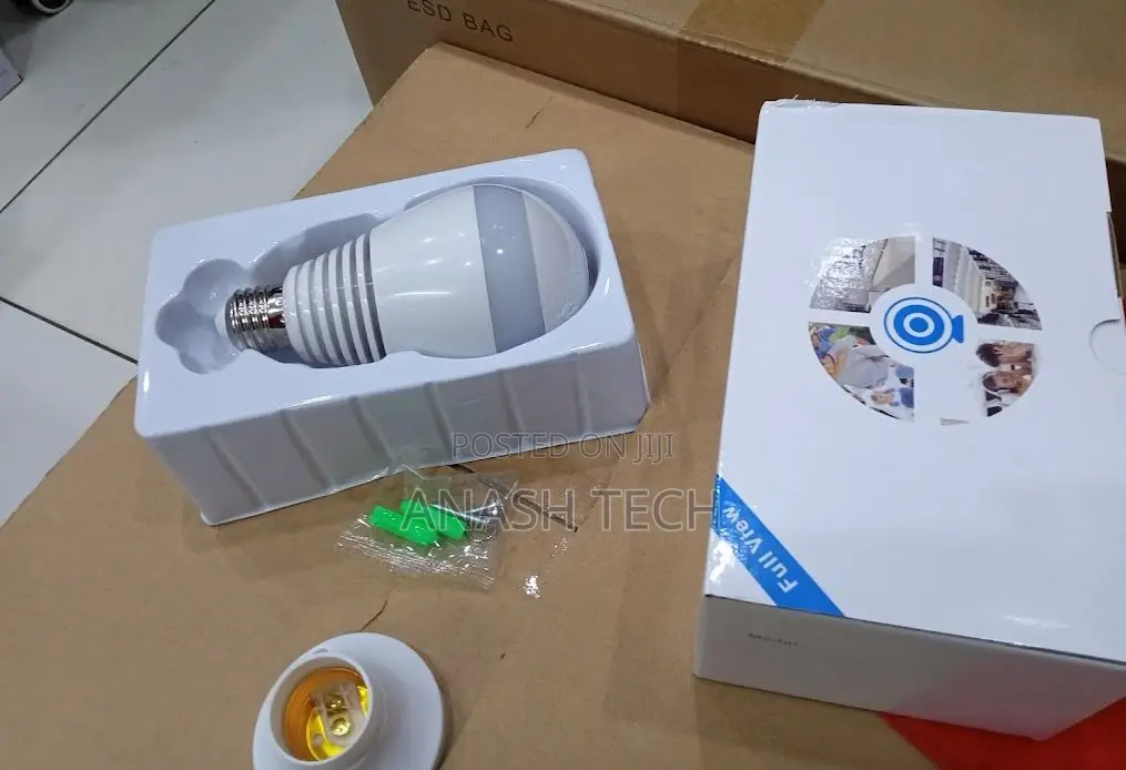 Smart Wifi Bulb Camera for Indoor Monitoring