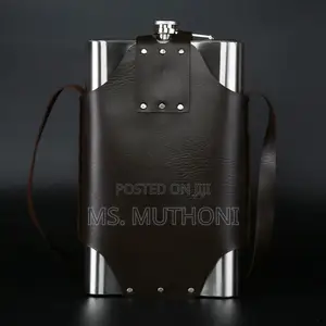 1.18 L Leather Thickening 304 Stainless Steel Proof Bottle