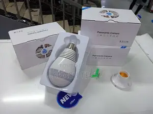 Smart 360° Bulb Camera for Home Surveillance