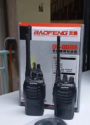 Baofeng Bf-888s Uhf Walkie Talkie With Rechargeable Battery