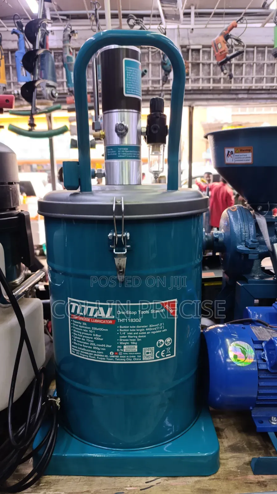 30l Total Air Grease Lubricator Bucket
