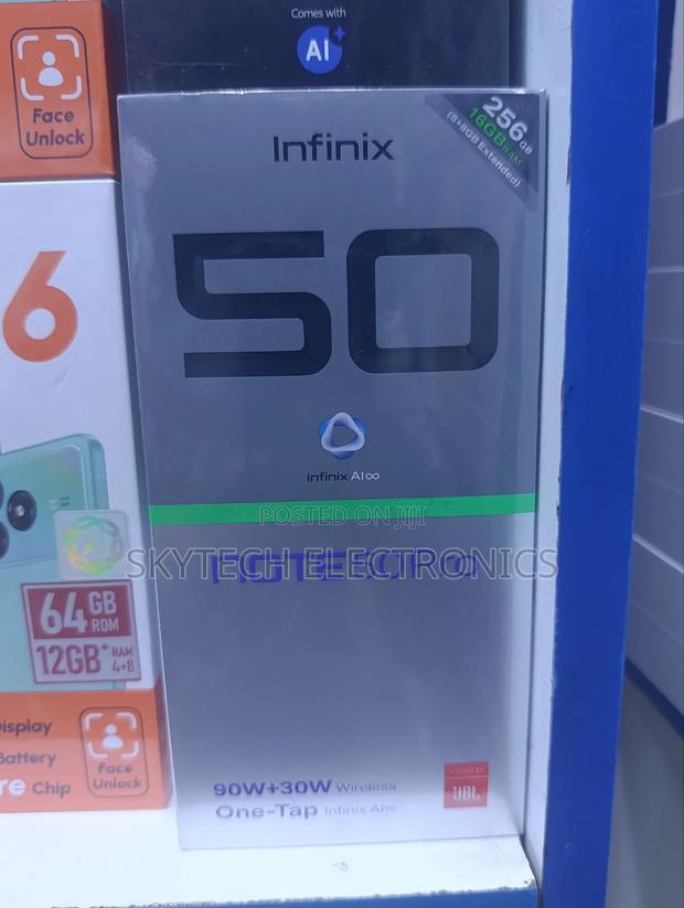 New Infinix Note 50 Pro 256 GB Gray - thumbnail 3