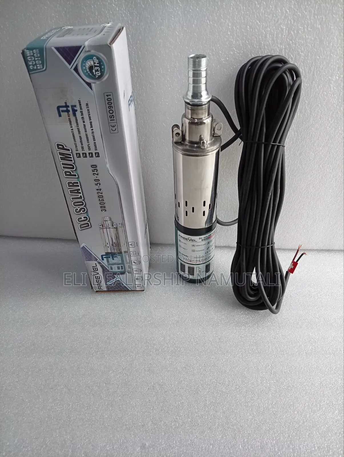 Freevel Solar Water Pump 0.3hp 24v Dc High Efficiency Submersible Pump