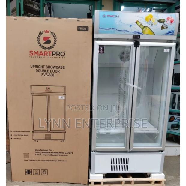 *Smartpro Upright Showcase Side by Side Fridge Svs600 450l