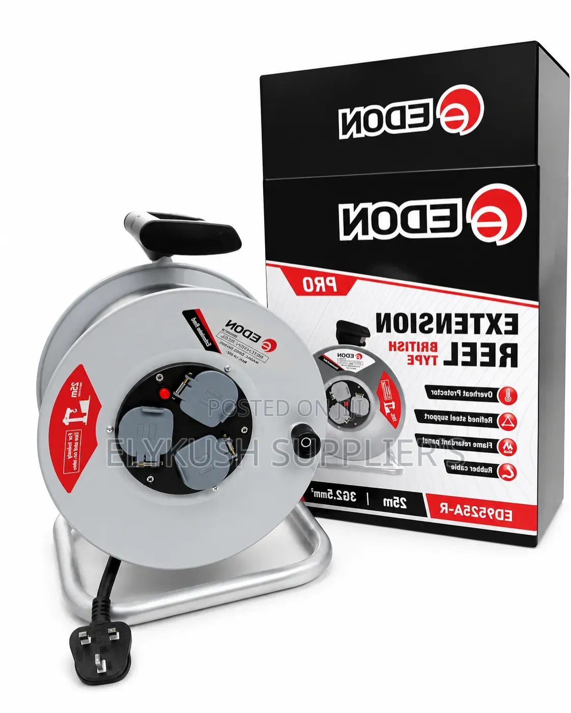 25-Metre Heavy-Duty Extension Cable