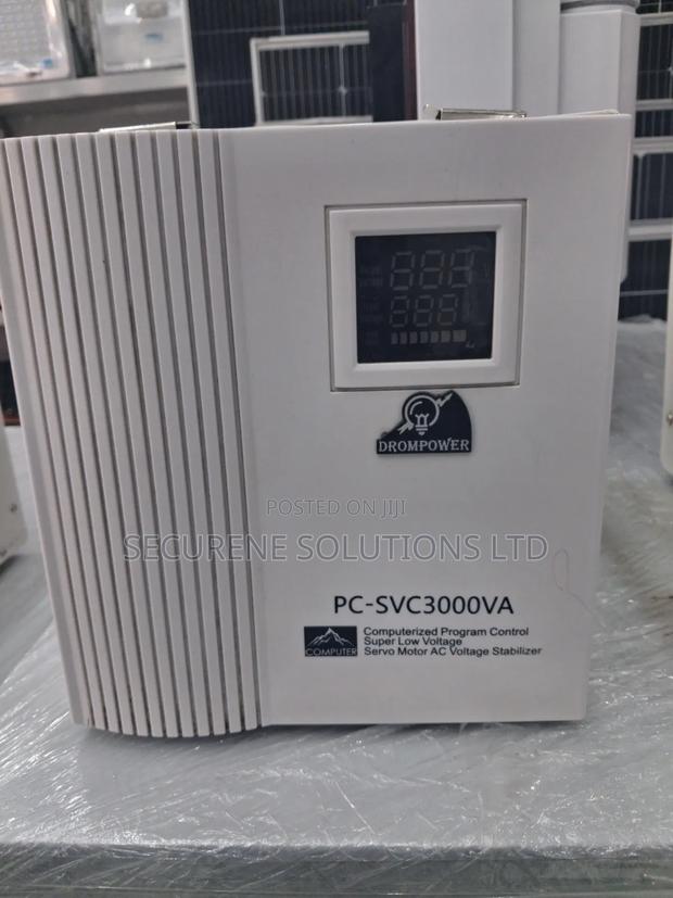 Automatic Voltage Stabilizer Single Phase 3kva Drom Power Servo Motor