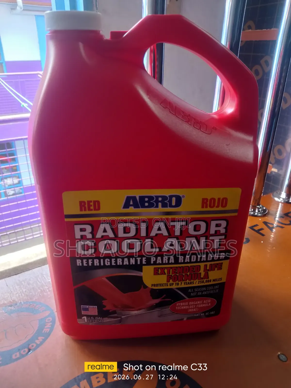 Engine Coolant ( Abro) 4 Litres