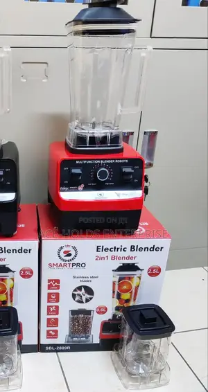 Smartpro Commercial Blender 2-in-1 - 2.5 Litres Jug (2400watts)