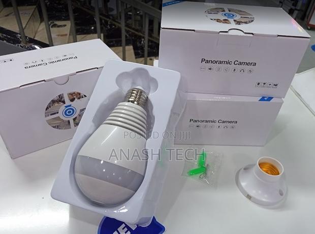 Wireless Panoramic CCTV Bulb Camera With App Monitoring