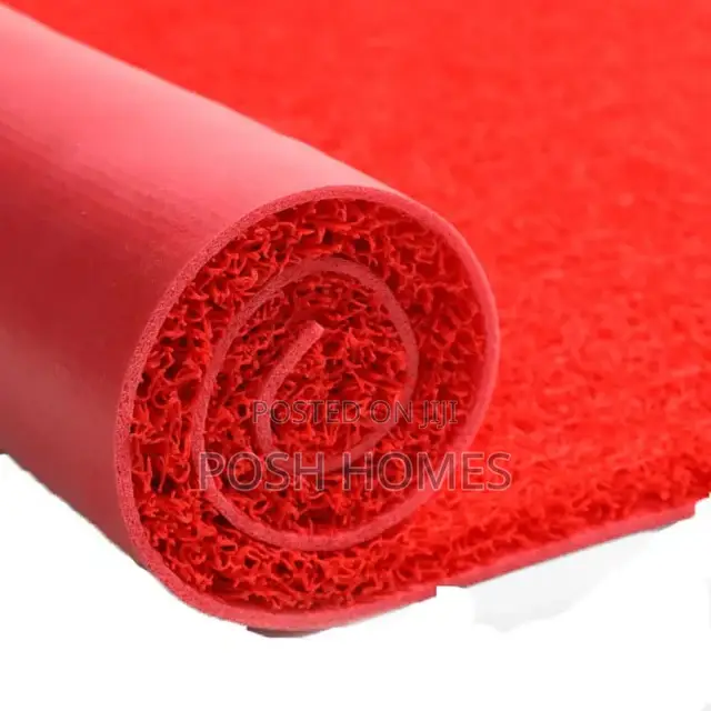 Shield Red PVC Spaghetti Carpets