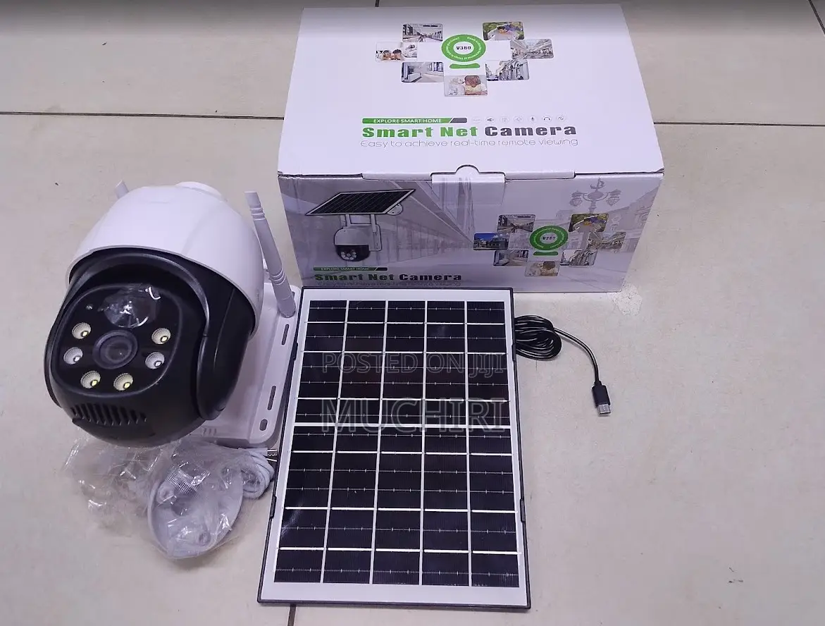 Single Lens Solar PTZ Camera 4g Wireless Security Camera Two-Way Audio
